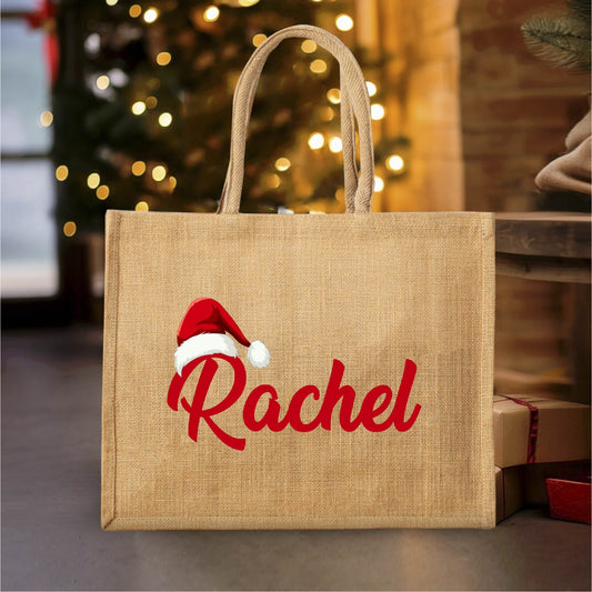 Christmas special personalized jute bag